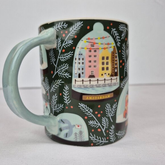 Anthropologie Joy To The World Cities Holiday Mug - Picture 2 of 14